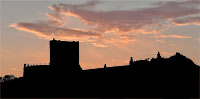 Clitheroe Castle Silhouette